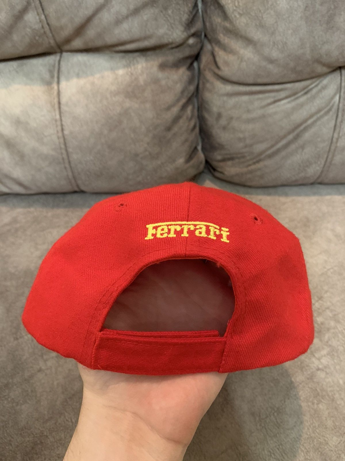 Ferrari Ferrari Big Logo Racing Cap Hat Size ONE SIZE - 11 Thumbnail