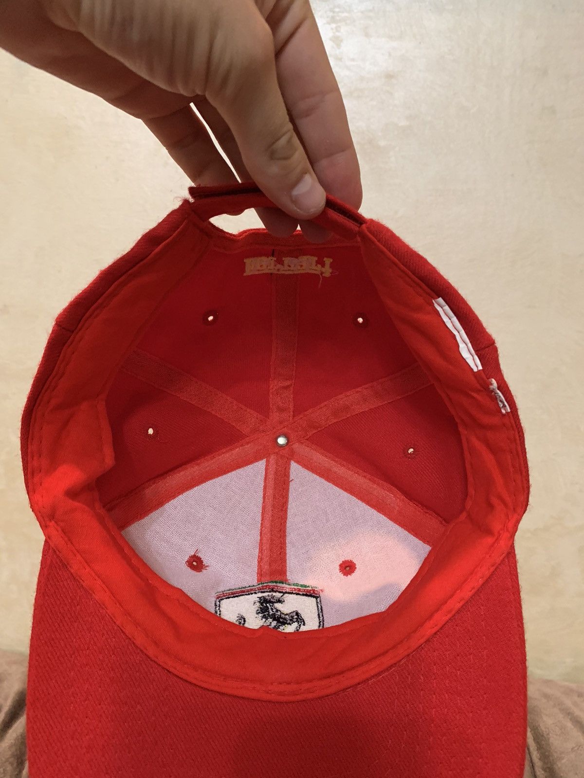 Ferrari Ferrari Big Logo Racing Cap Hat Size ONE SIZE - 13 Thumbnail