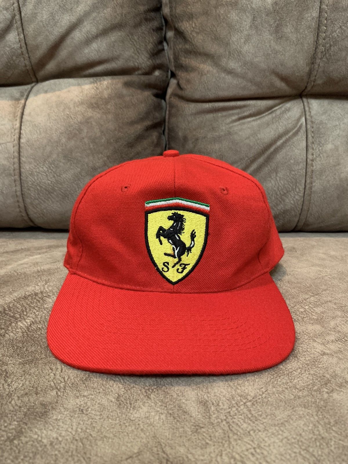 Ferrari Ferrari Big Logo Racing Cap Hat Size ONE SIZE - 2 Thumbnail
