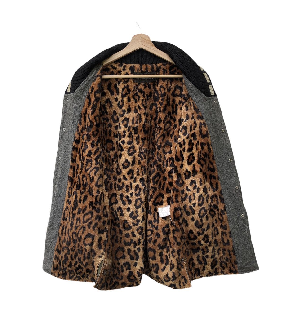 Other Italian Designer Bambino Leopard Inner Varsity Jacket Size US M / EU 48-50 / 2 - 1 Thumbnail