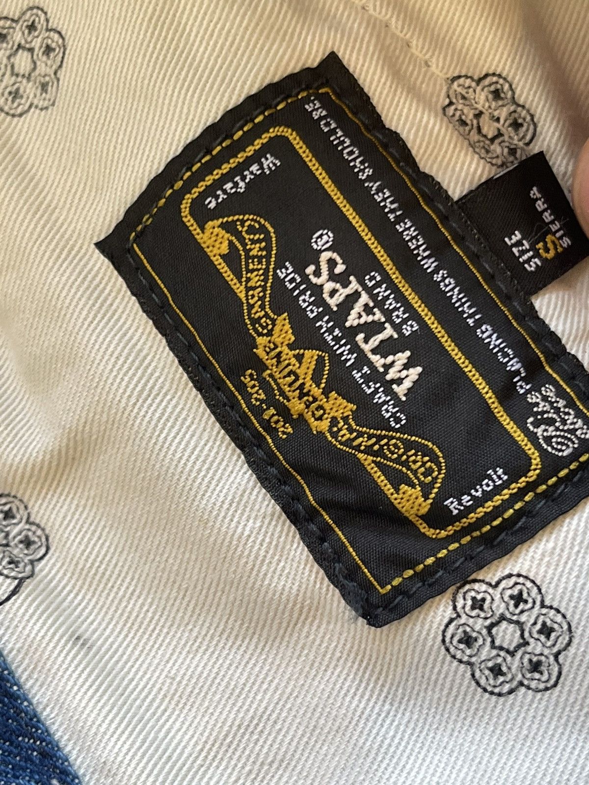Wtaps WTaps Blue Trash Denim Jeans Size US 32 / EU 48 - 4 Thumbnail