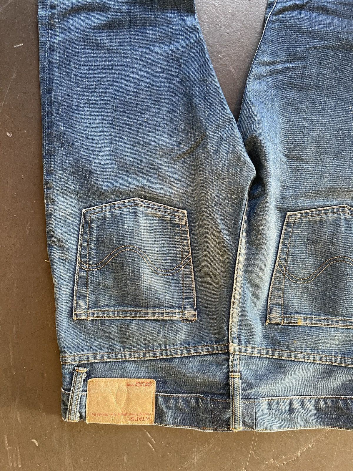Wtaps WTaps Blue Trash Denim Jeans Size US 32 / EU 48 - 7 Thumbnail
