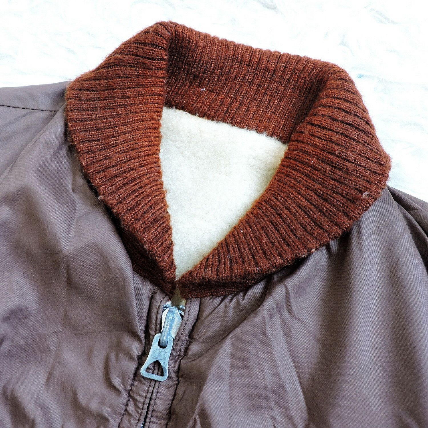 Vintage 50'S – 60'S SHAWL COLLAR REVERSIBLE JACKET Size US M / EU 48-50 / 2 - 6 Thumbnail