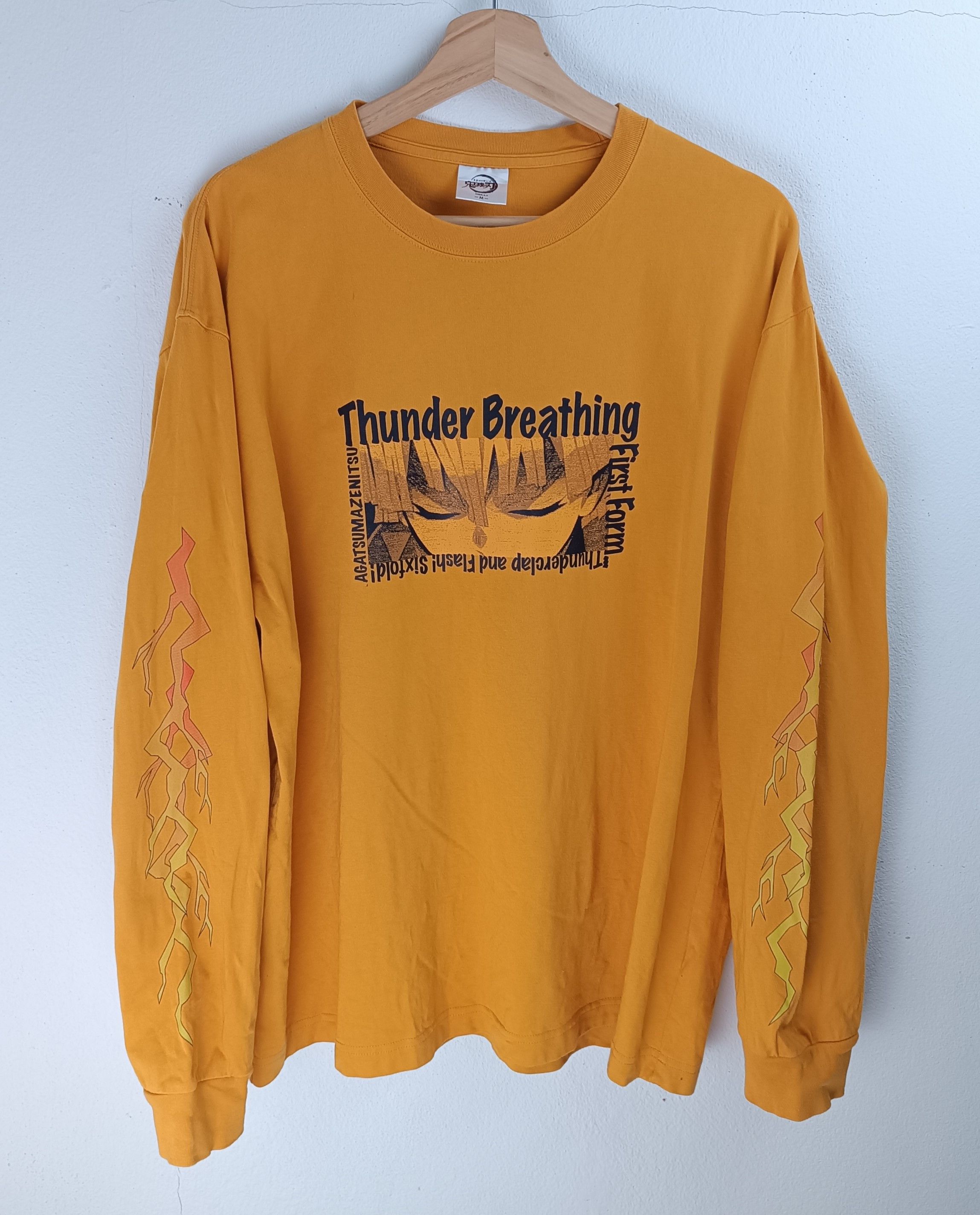 Anime DEMON SLAYER 'ZENITSU 1ST FORM' (chainsaw bleach naruto) Size US M / EU 48-50 / 2 - 3 Thumbnail