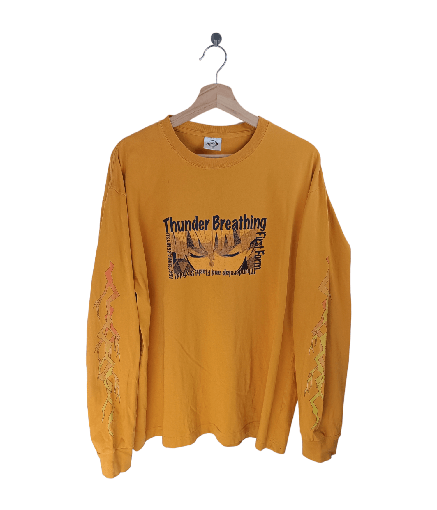 Anime DEMON SLAYER 'ZENITSU 1ST FORM' (chainsaw bleach naruto) Size US M / EU 48-50 / 2 - 1 Thumbnail
