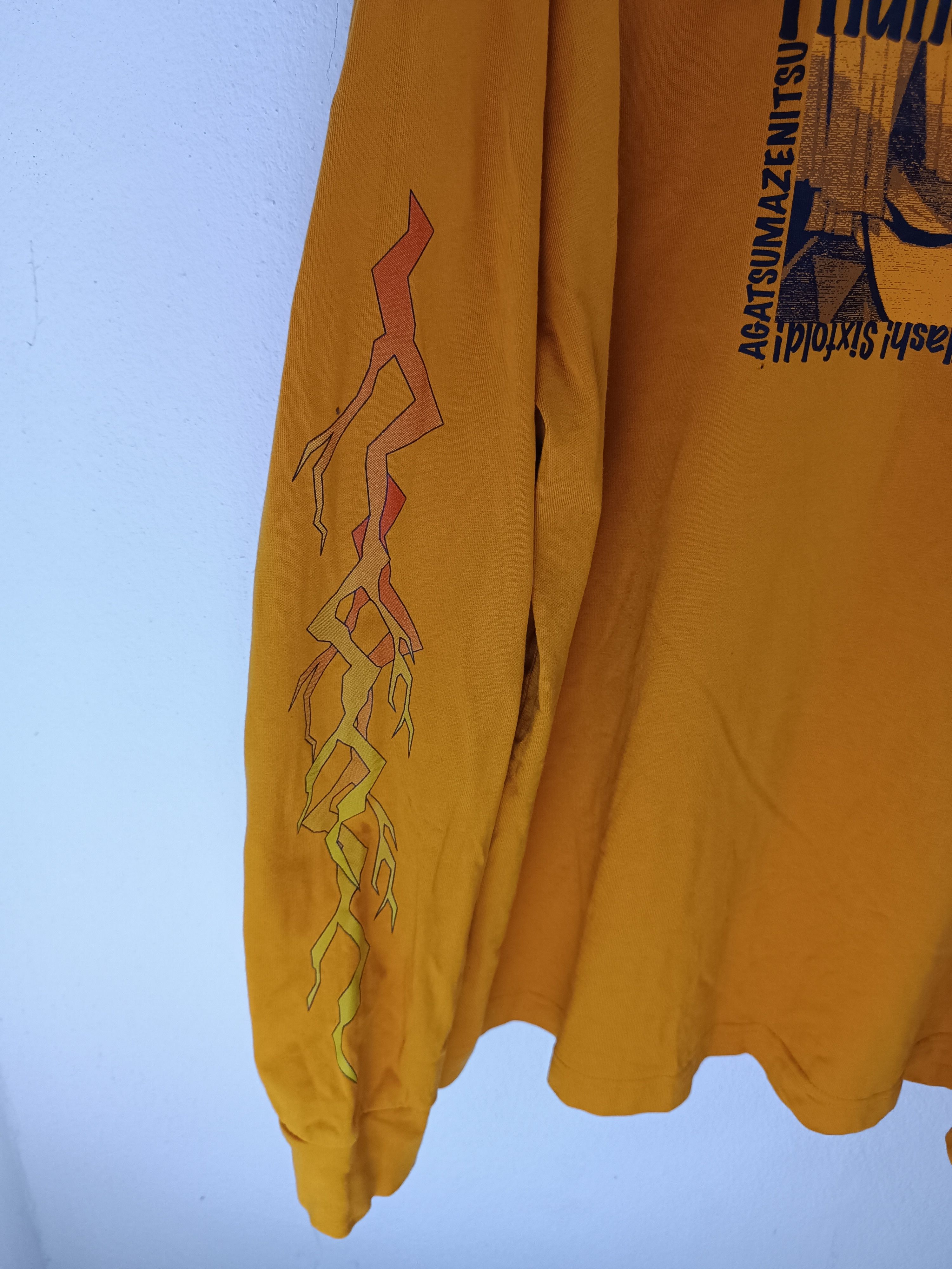 Anime DEMON SLAYER 'ZENITSU 1ST FORM' (chainsaw bleach naruto) Size US M / EU 48-50 / 2 - 6 Thumbnail