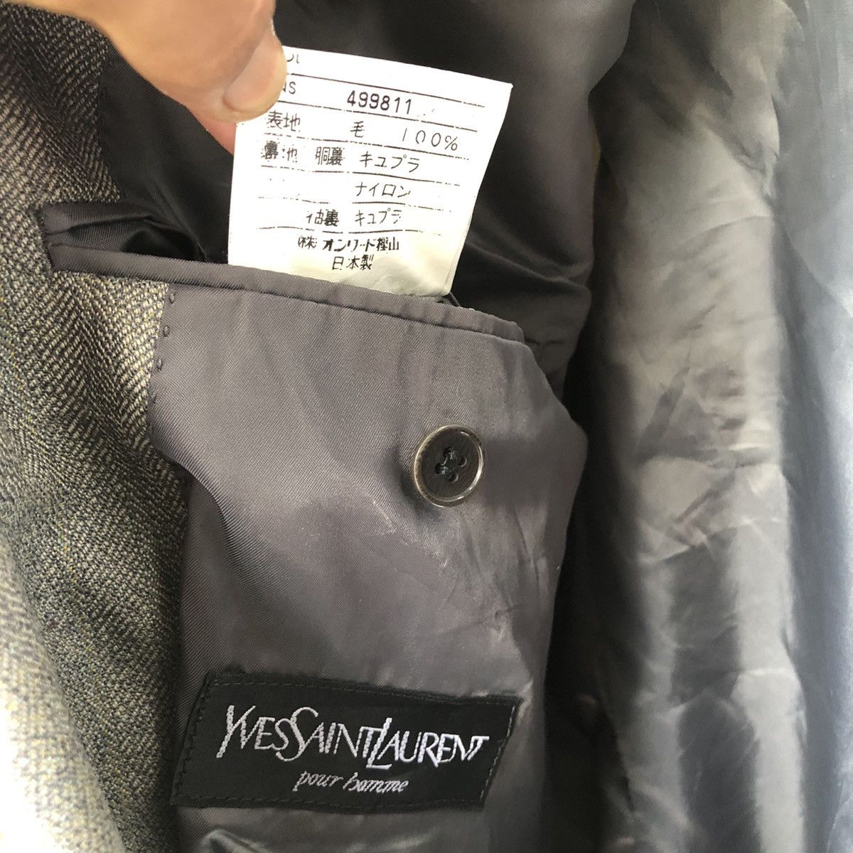 Suitsupply YSL BLAZER COAT JACKET Size US M / EU 48-50 / 2 - 7 Thumbnail