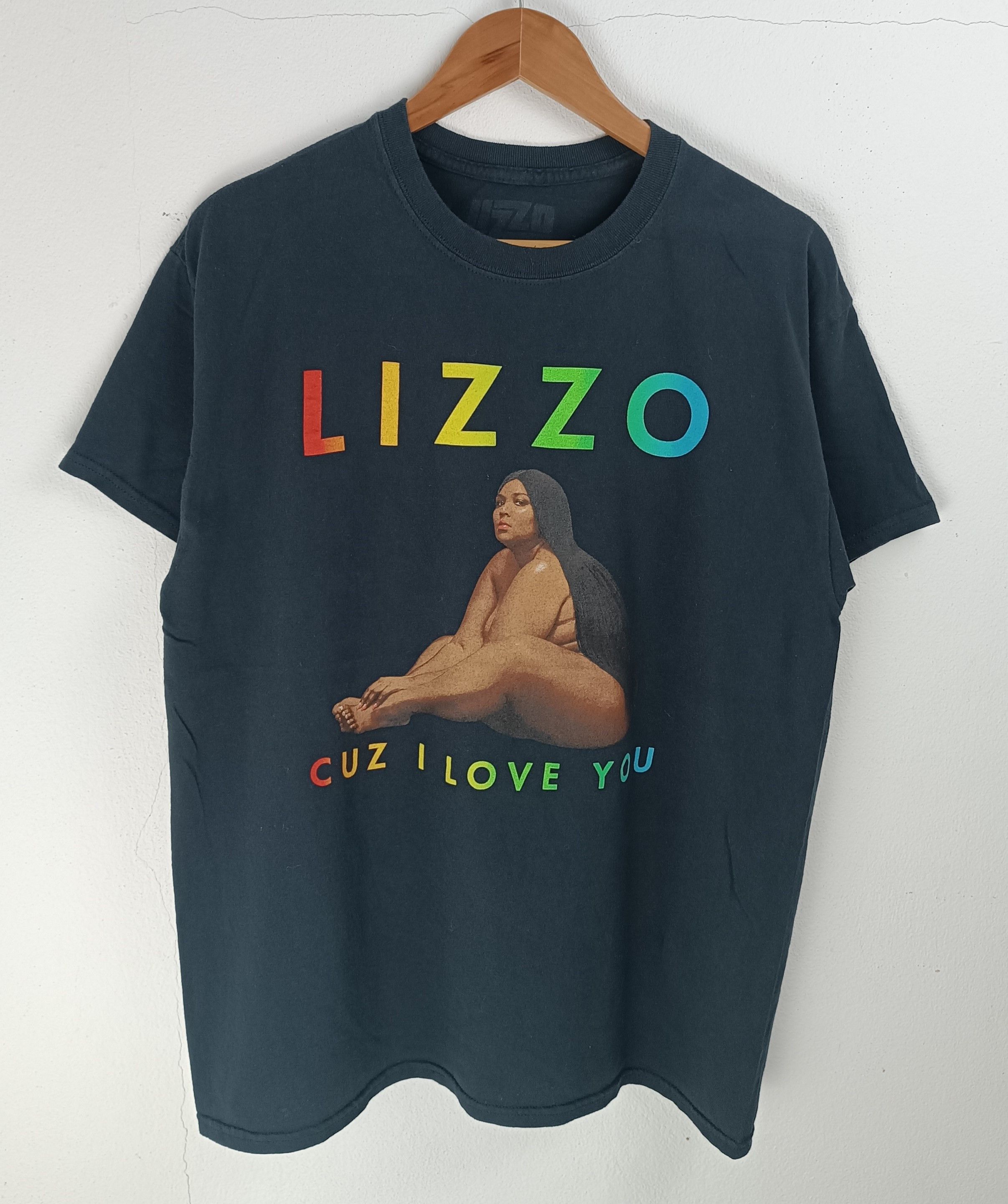 Rap Tees LIZZO "CUZ I LOVE YOU" TEE (drake cardi kanye travis) Size US L / EU 52-54 / 3 - 3 Thumbnail