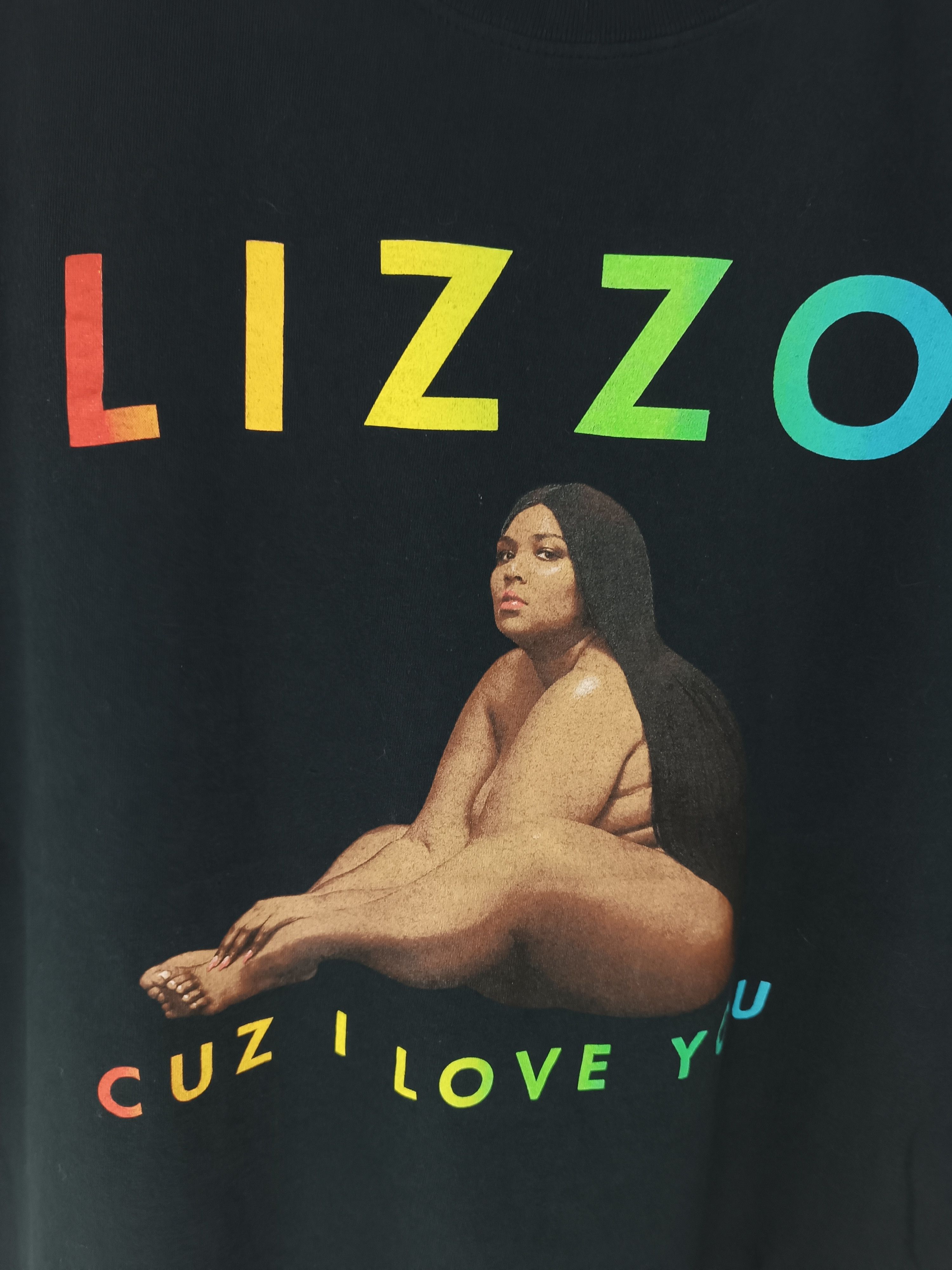 Rap Tees LIZZO "CUZ I LOVE YOU" TEE (drake cardi kanye travis) Size US L / EU 52-54 / 3 - 7 Thumbnail