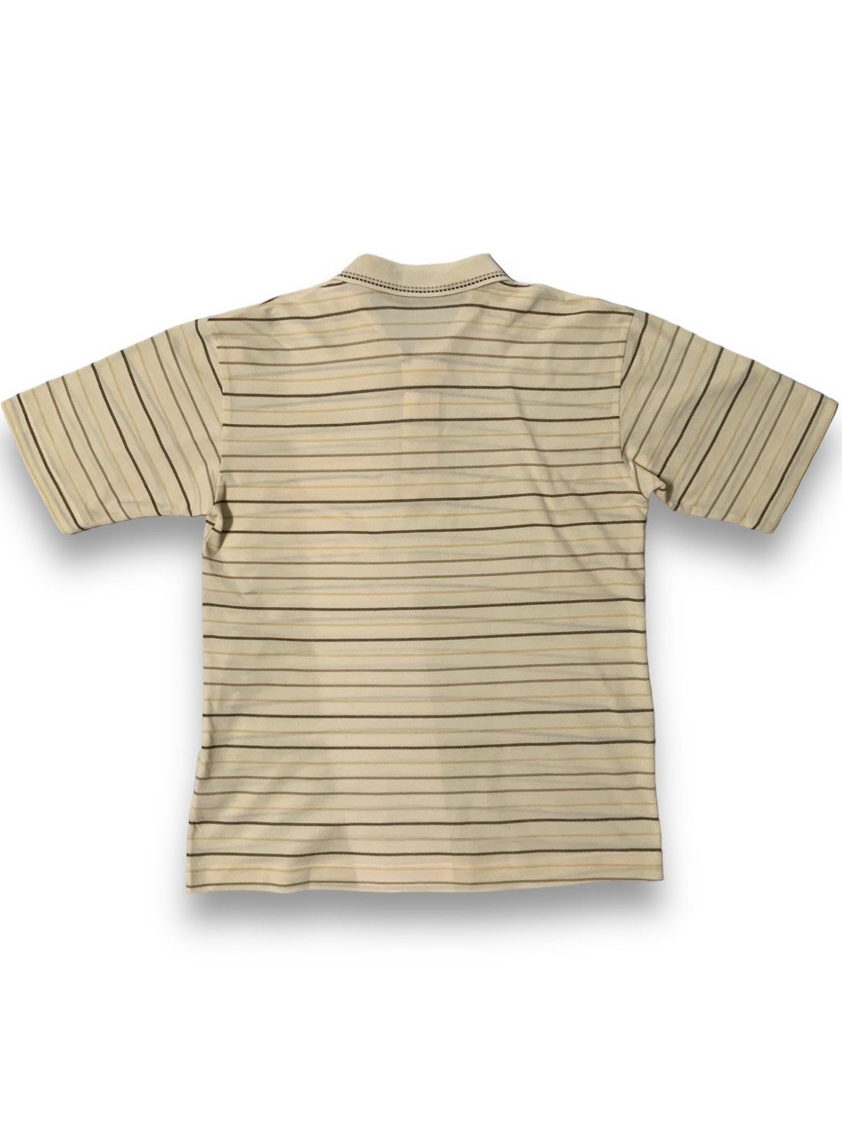 Golden Bear Vintage Japanese Brand Golden Bear Striped Golf Polo Shirt Size US M / EU 48-50 / 2 - 2 Thumbnail