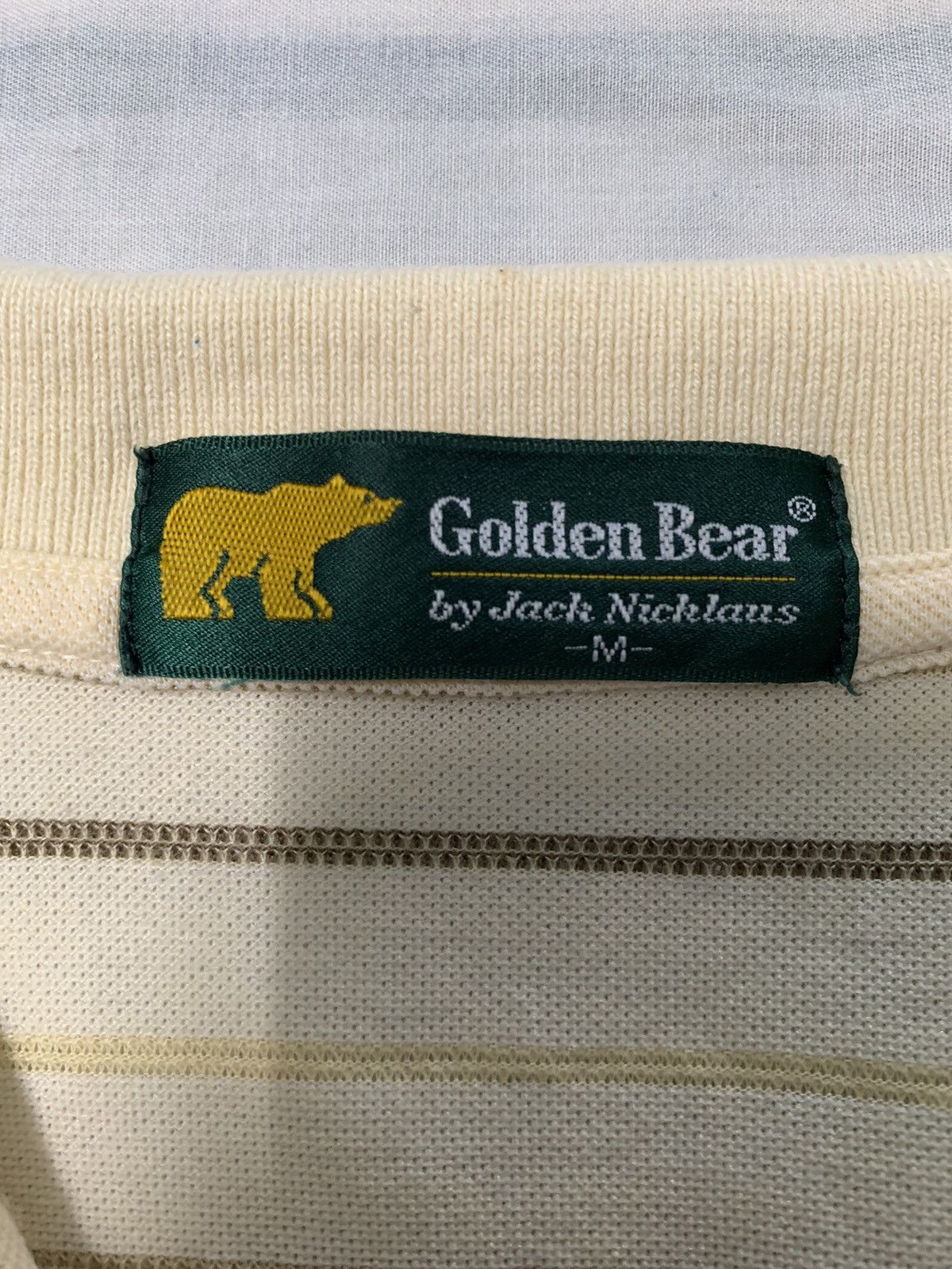 Golden Bear Vintage Japanese Brand Golden Bear Striped Golf Polo Shirt Size US M / EU 48-50 / 2 - 10 Thumbnail