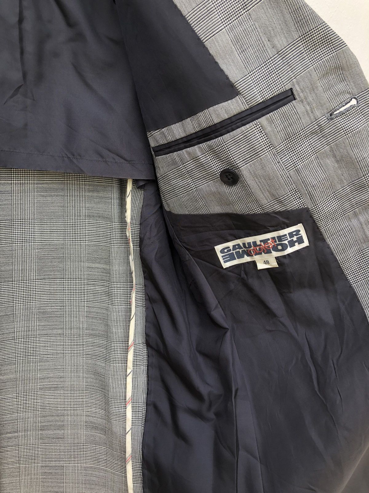 Gaultier Homme Objet 🔥Gaultier Homme Object Blazer Jacket Size 40R - 5 Thumbnail