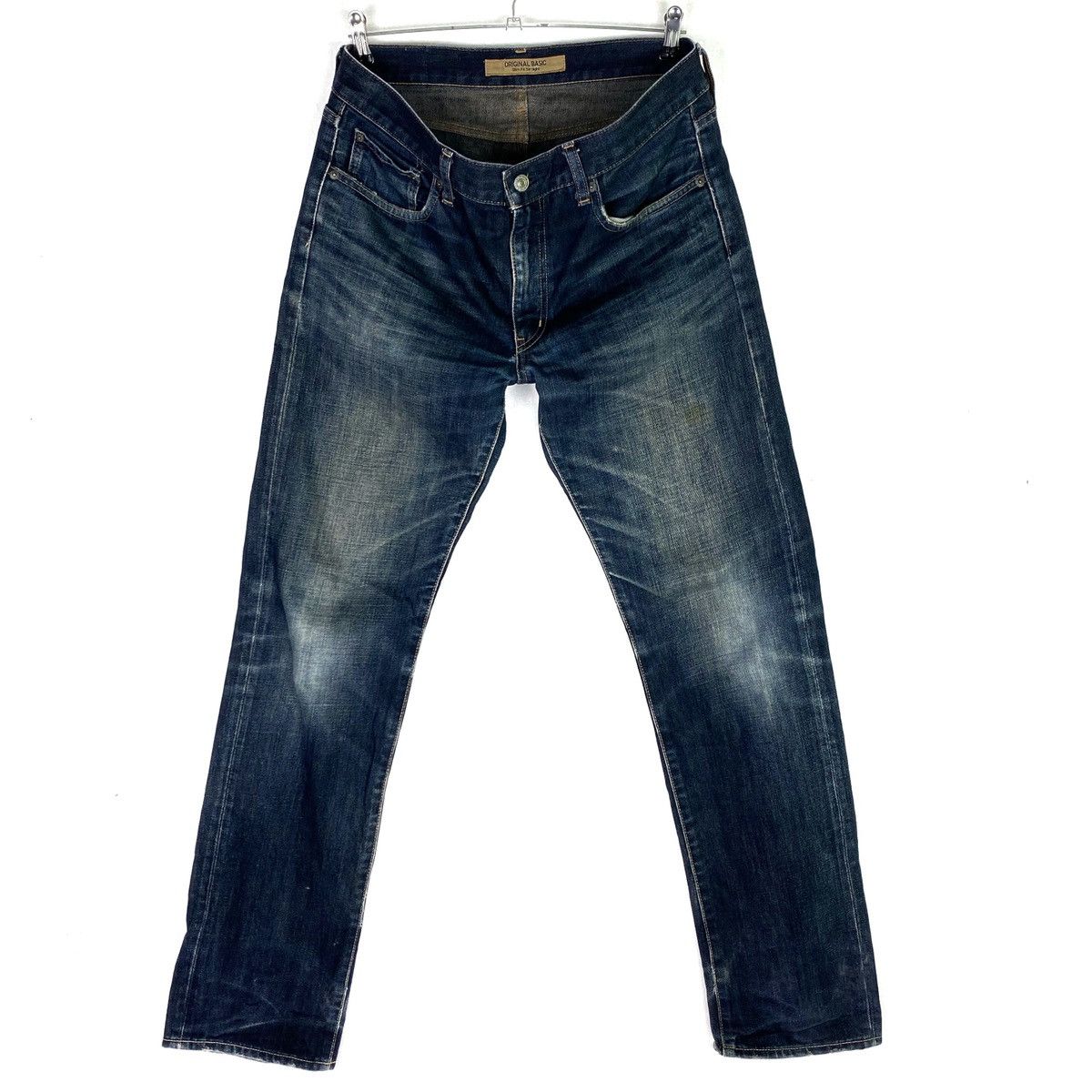 Uniqlo S-001 Original Basic Slim Fit Straight Denim Jeans