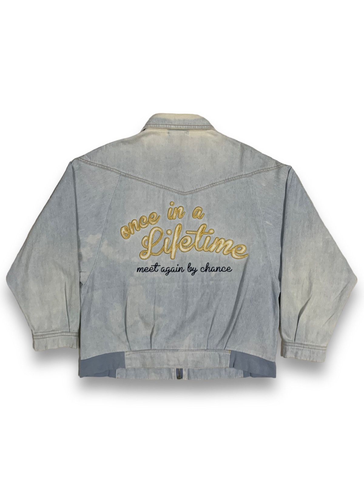 Japanese Brand VIntage Japanese Brand Nice Claup Embroidered Denim Jacket Size M / US 6-8 / IT 42-44 - 3 Thumbnail