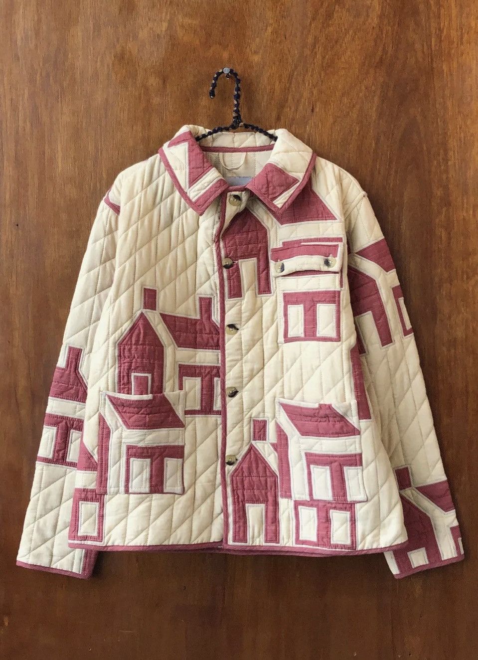 image of Grail Bode Architectural House Patch Jacket, Men's (Size Small)