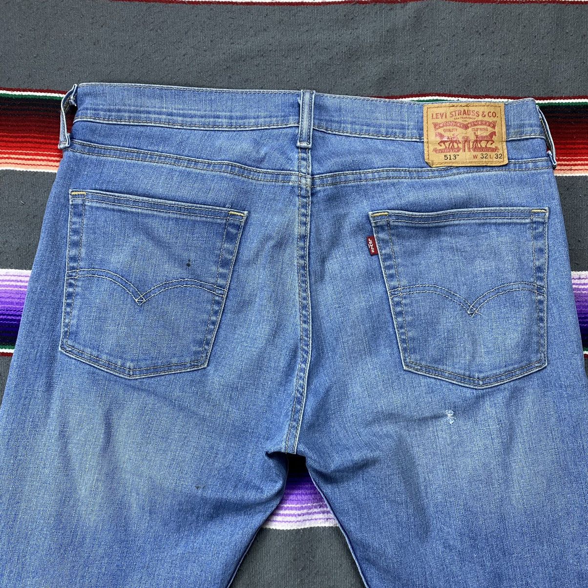 Levi's Vintage Levi’s 513 Washed Blue Jeans Size US 37 - 8 Thumbnail