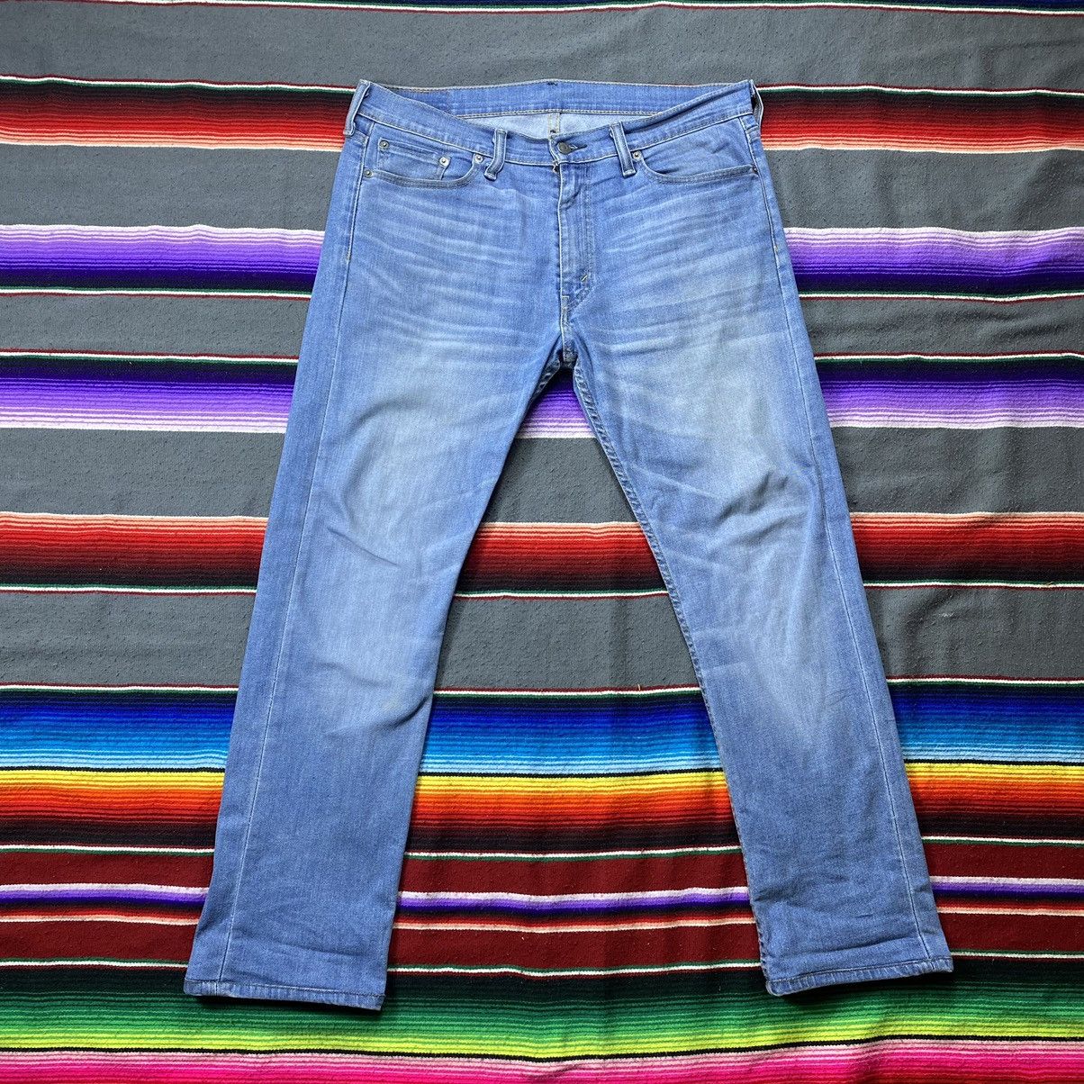 Levi's Vintage Levi’s 513 Washed Blue Jeans Size US 37 - 1 Thumbnail