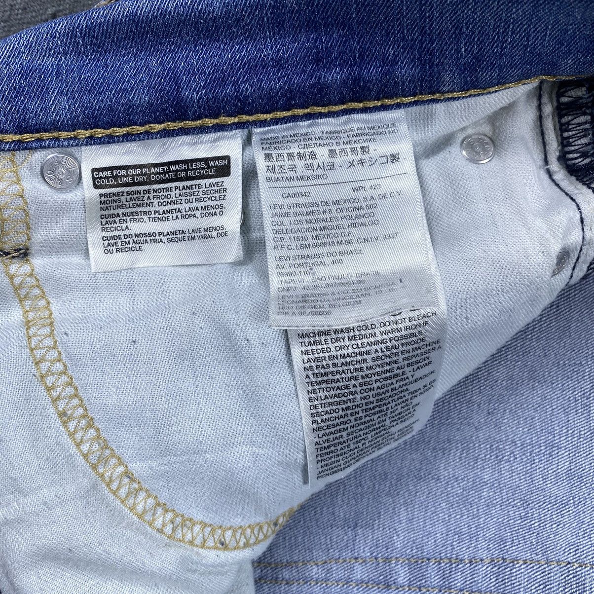 Levi's Vintage Levi’s 513 Washed Blue Jeans Size US 37 - 5 Thumbnail