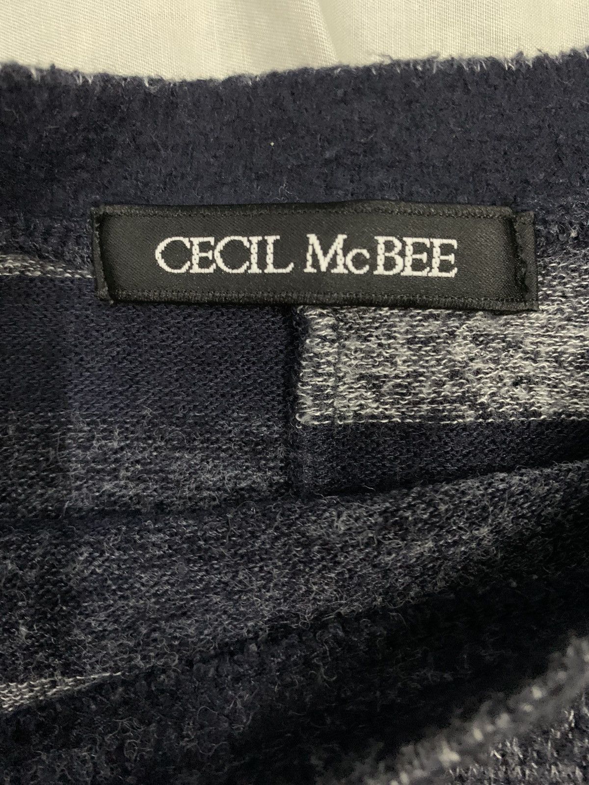 Beauty Beast Japanese Brand Cecil McBee Oversized Striped Cropped Sweater Size M / US 6-8 / IT 42-44 - 11 Thumbnail