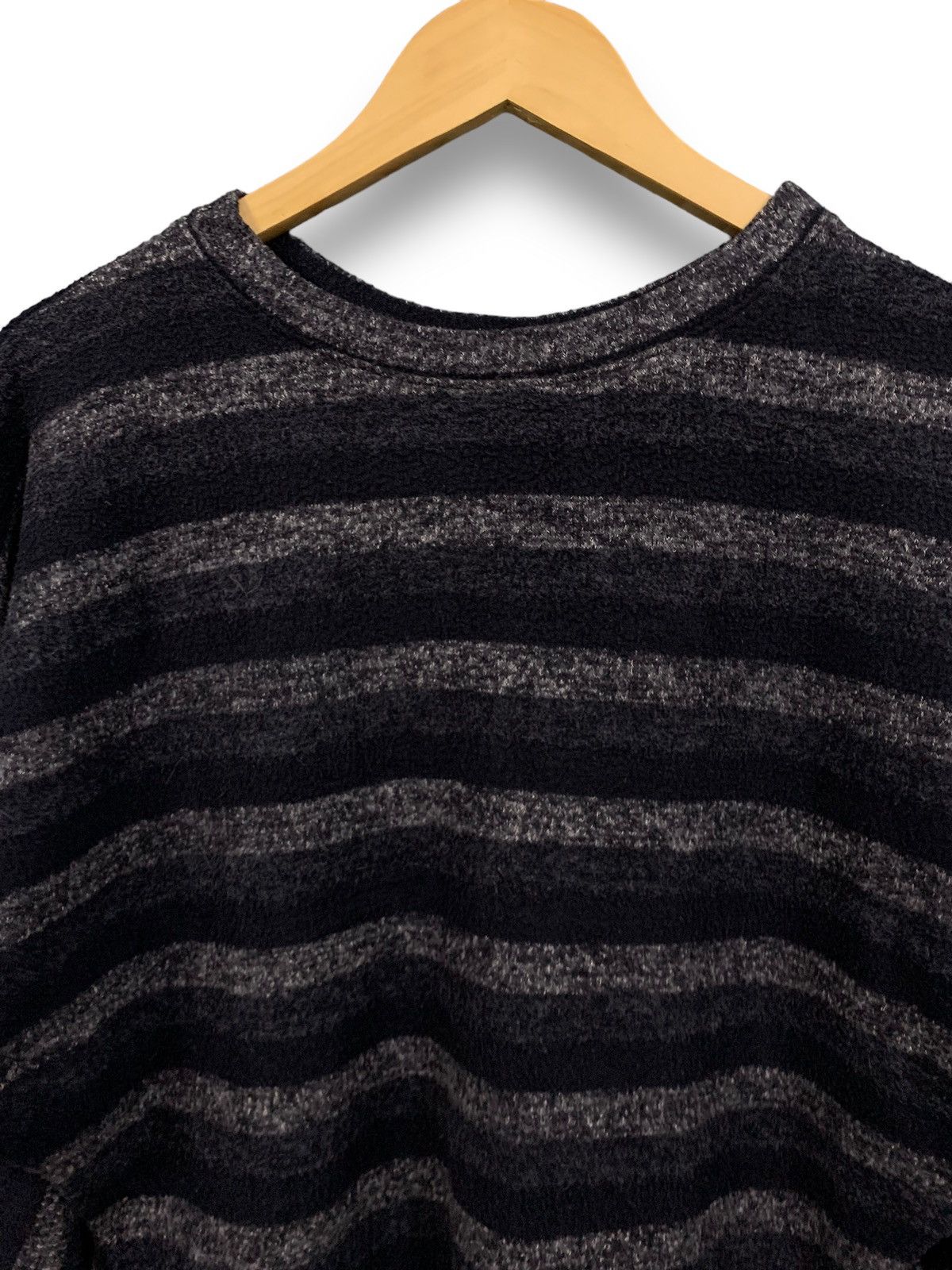 Beauty Beast Japanese Brand Cecil McBee Oversized Striped Cropped Sweater Size M / US 6-8 / IT 42-44 - 5 Thumbnail