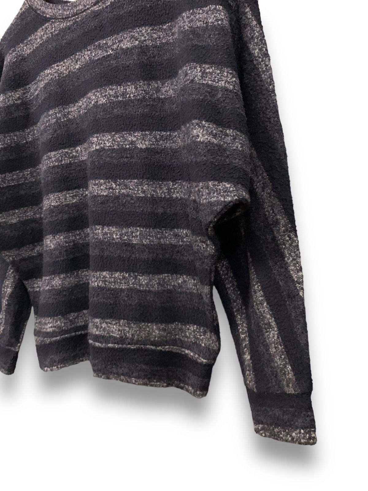Beauty Beast Japanese Brand Cecil McBee Oversized Striped Cropped Sweater Size M / US 6-8 / IT 42-44 - 8 Thumbnail