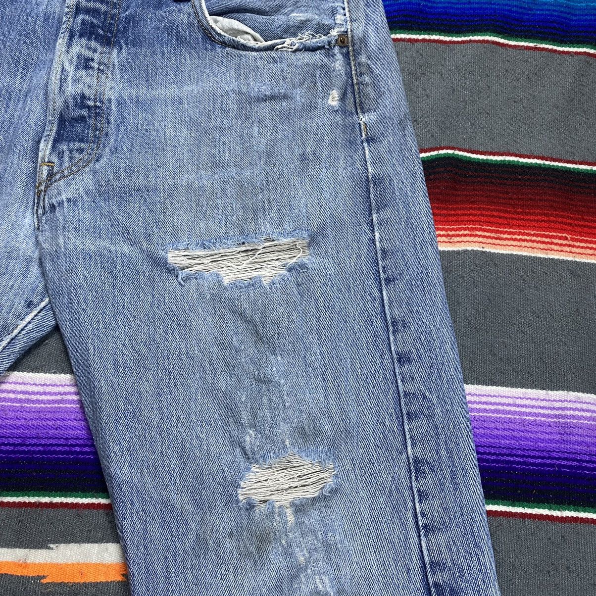 Levi's Vintage Levi’s 501 Single R Tab Distressed Denim Size US 35 - 5 Thumbnail
