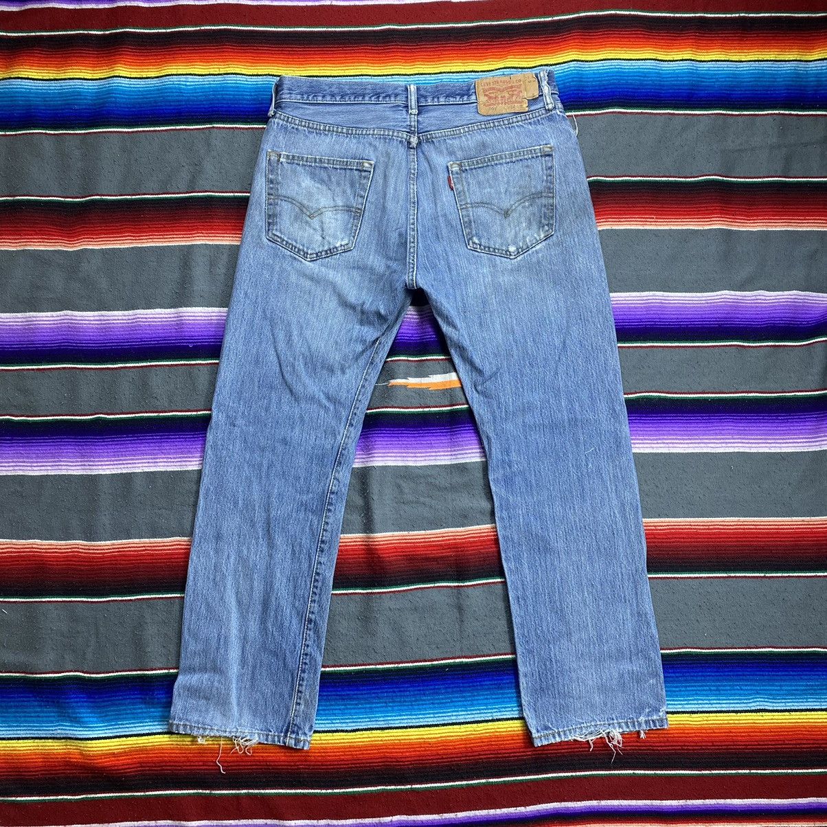 Levi's Vintage Levi’s 501 Single R Tab Distressed Denim Size US 35 - 9 Thumbnail