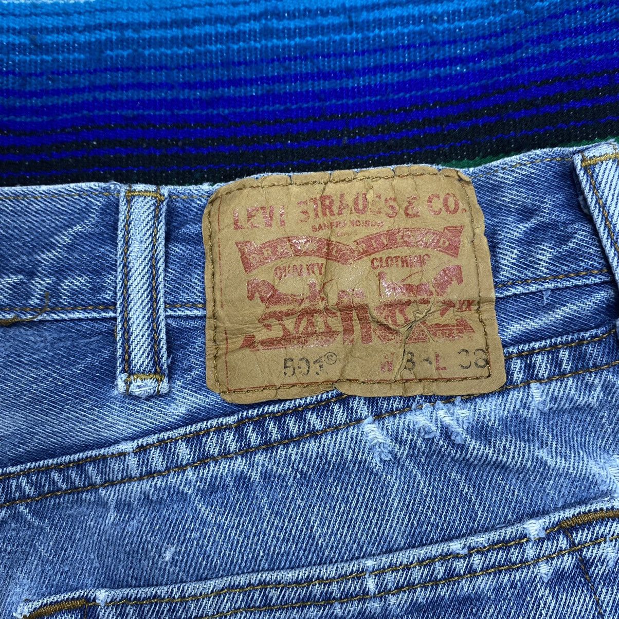 Levi's Vintage Levi’s 501 Y2k Distressed Denim Size US 37 - 11 Thumbnail