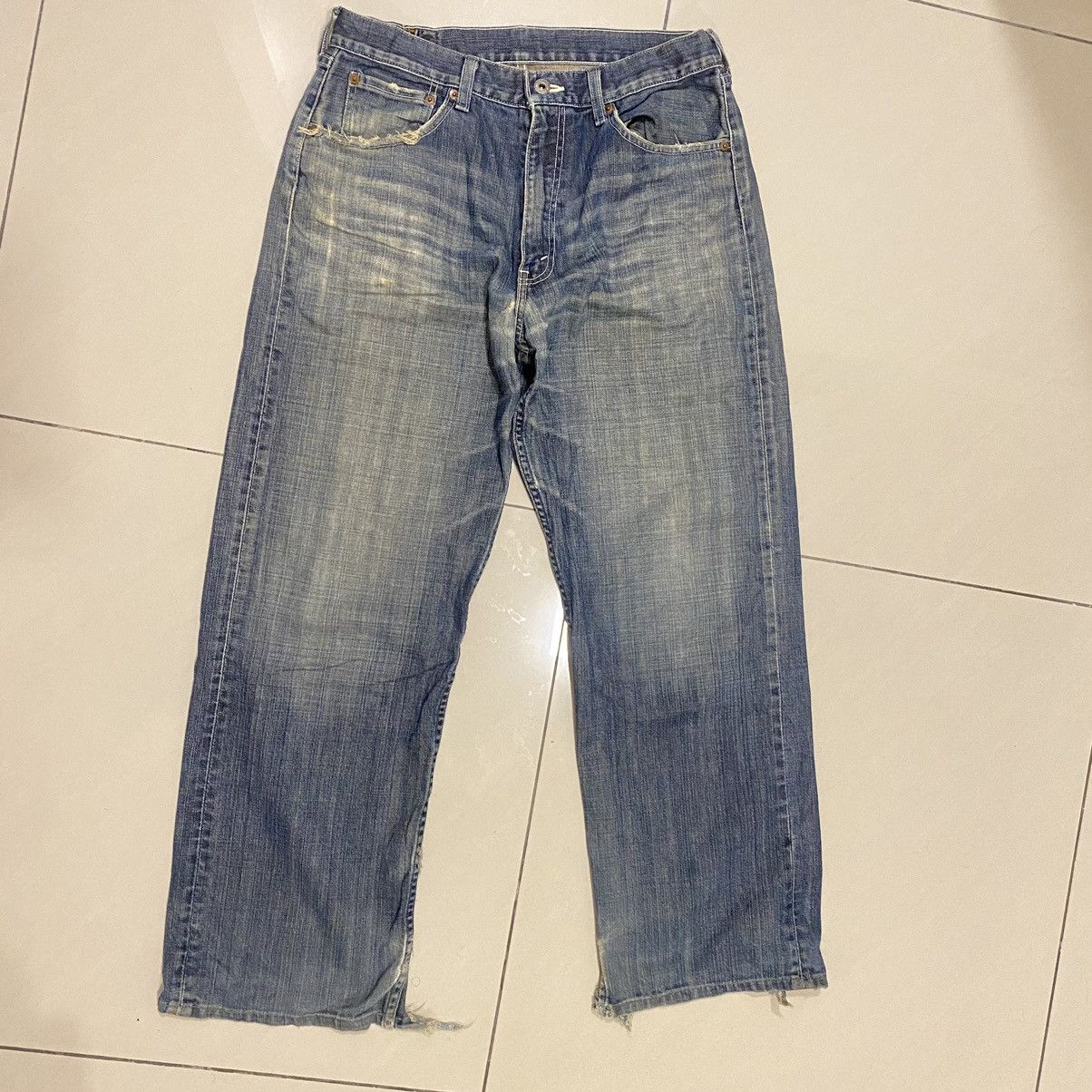 Levi's Vintage Levi’s 504 Distressed Denim Size US 32 / EU 48 - 1 Thumbnail
