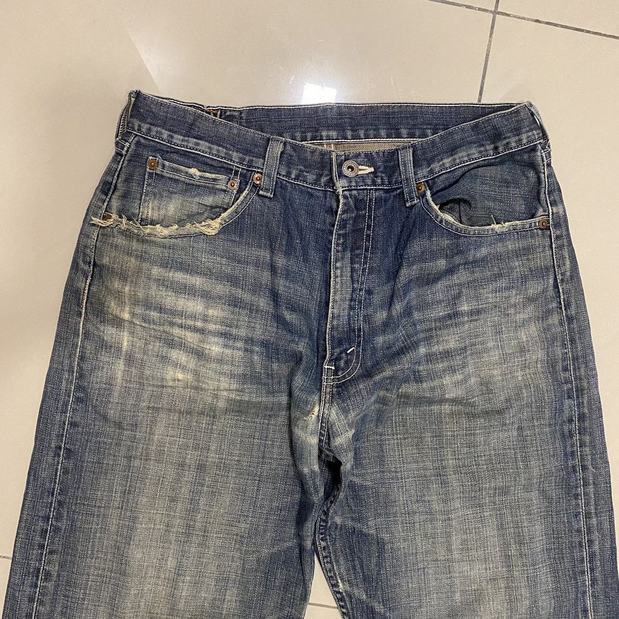 Levi's Vintage Levi’s 504 Distressed Denim Size US 32 / EU 48 - 2 Thumbnail