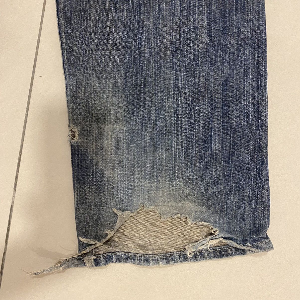 Levi's Vintage Levi’s 504 Distressed Denim Size US 32 / EU 48 - 10 Thumbnail