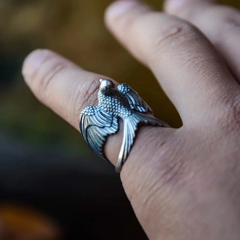 Jewelry Bird Swallow Ring Size ONE SIZE - 2 Thumbnail