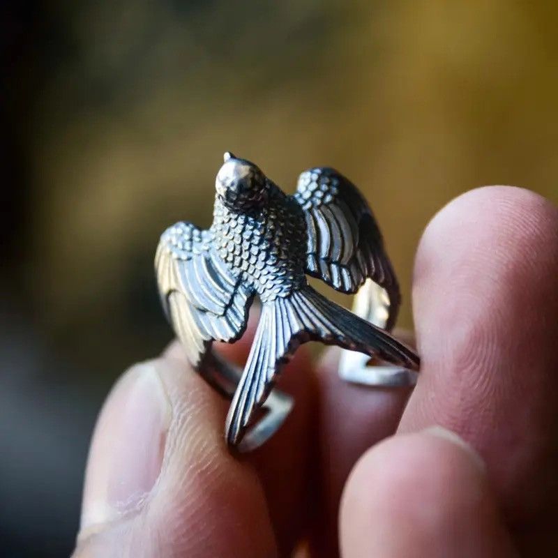Jewelry Bird Swallow Ring Size ONE SIZE - 1 Thumbnail
