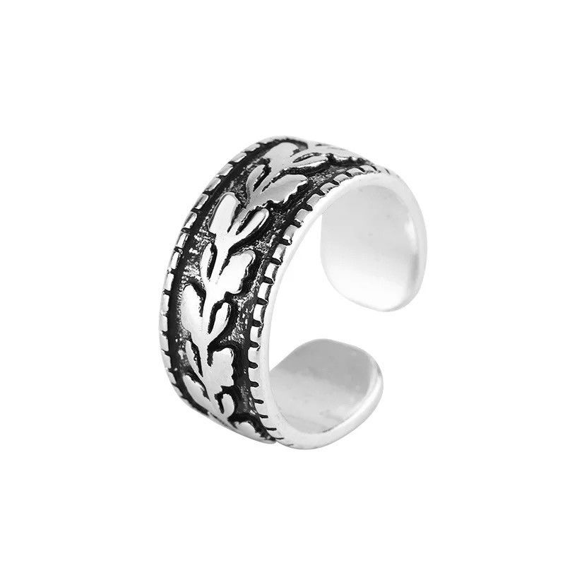 Jewelry Creative Temperament Leaf Ring Size ONE SIZE - 2 Thumbnail