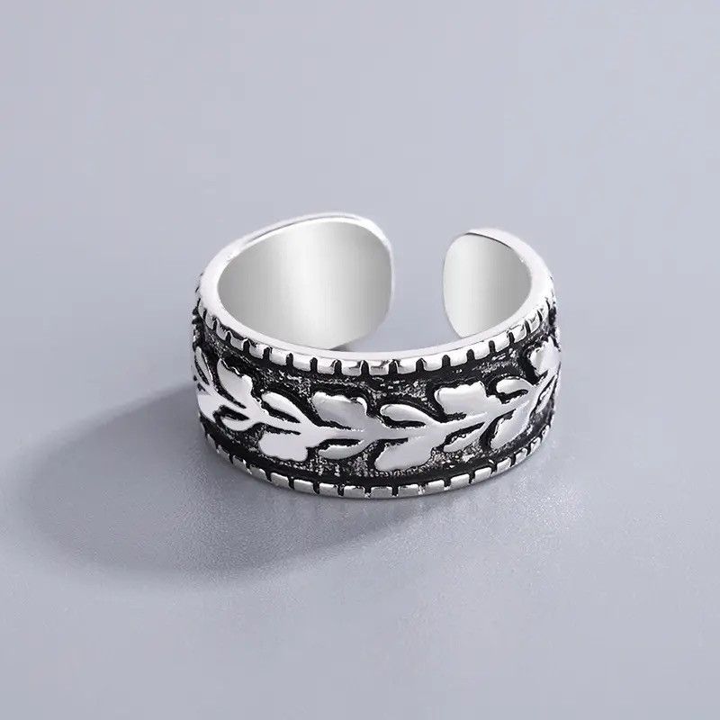 Jewelry Creative Temperament Leaf Ring Size ONE SIZE - 1 Thumbnail