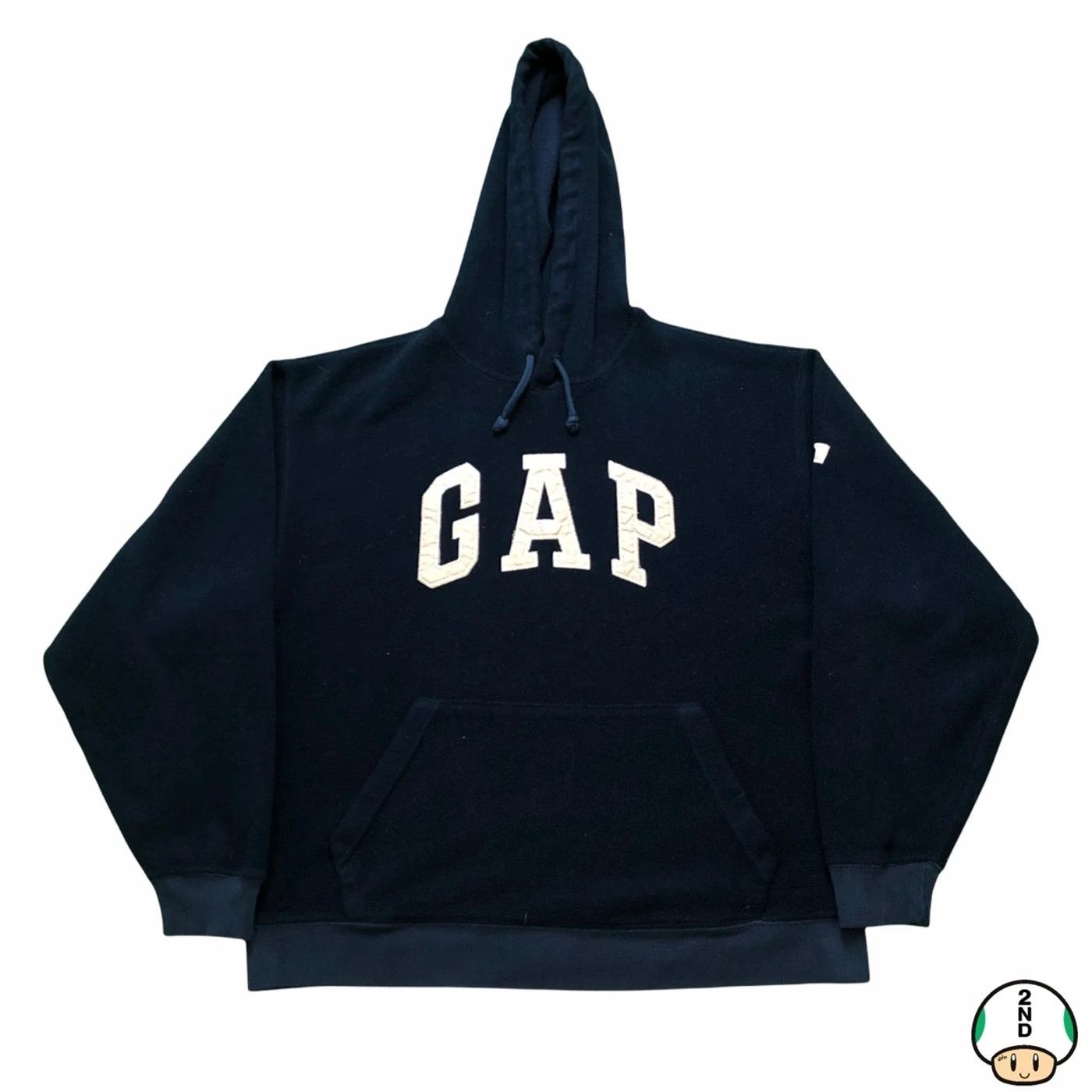 Gap Vintage Gap Hoodie Spell Out Outdoor Sweatshirt 90s Fleece Size US S / EU 44-46 / 1 - 1 Thumbnail