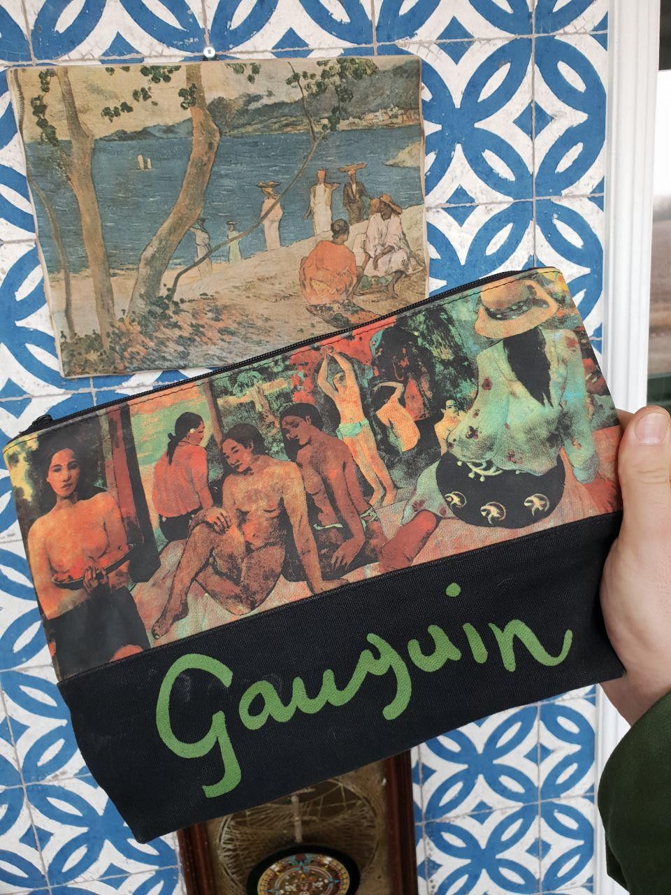 80s Unique Paul Gauguin Art Design Bag
