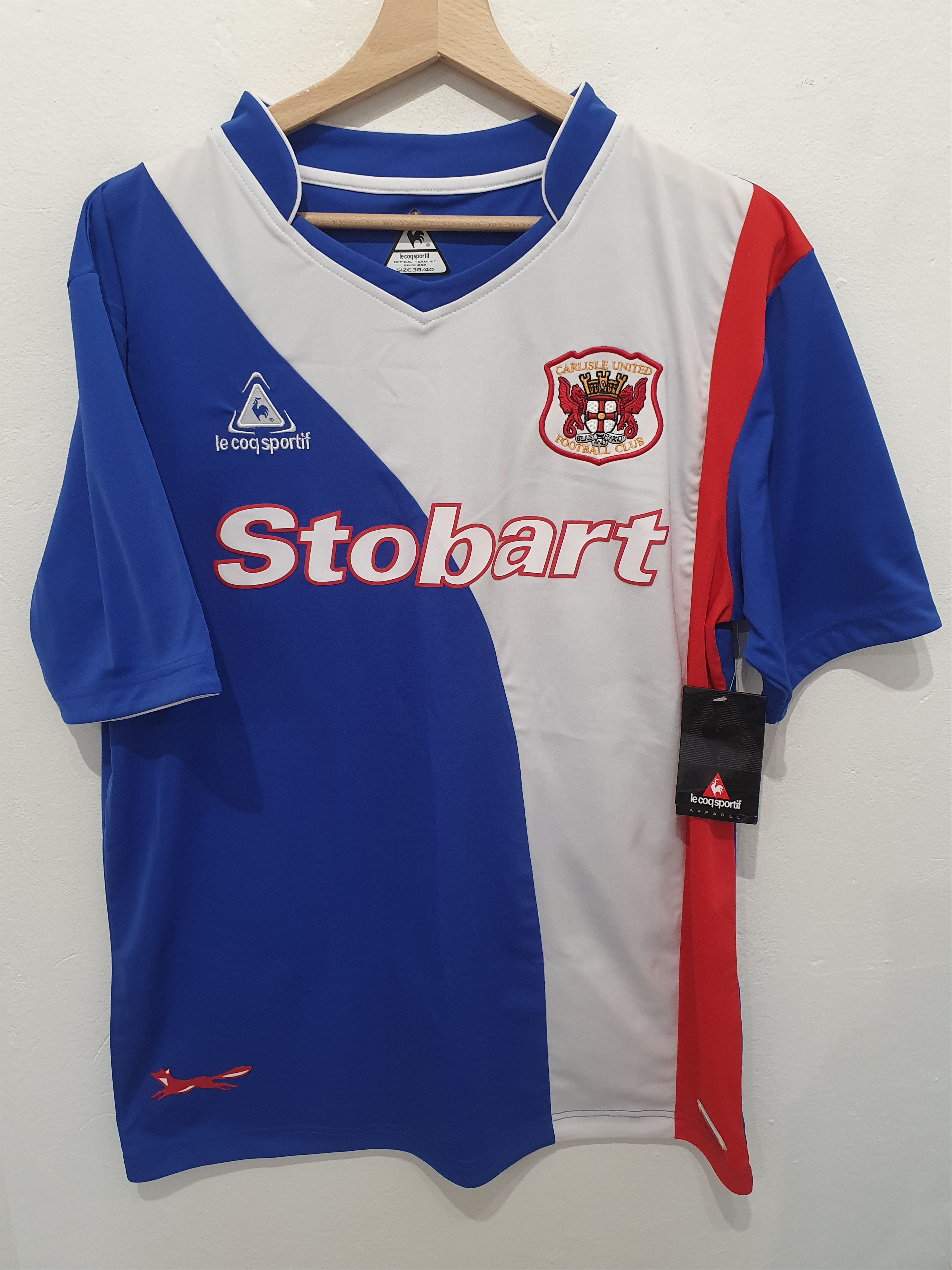 image of Jersey x Le Coq Sportif Fc Carlisle United Size M / L New 2007 2008 in Blue, Men's