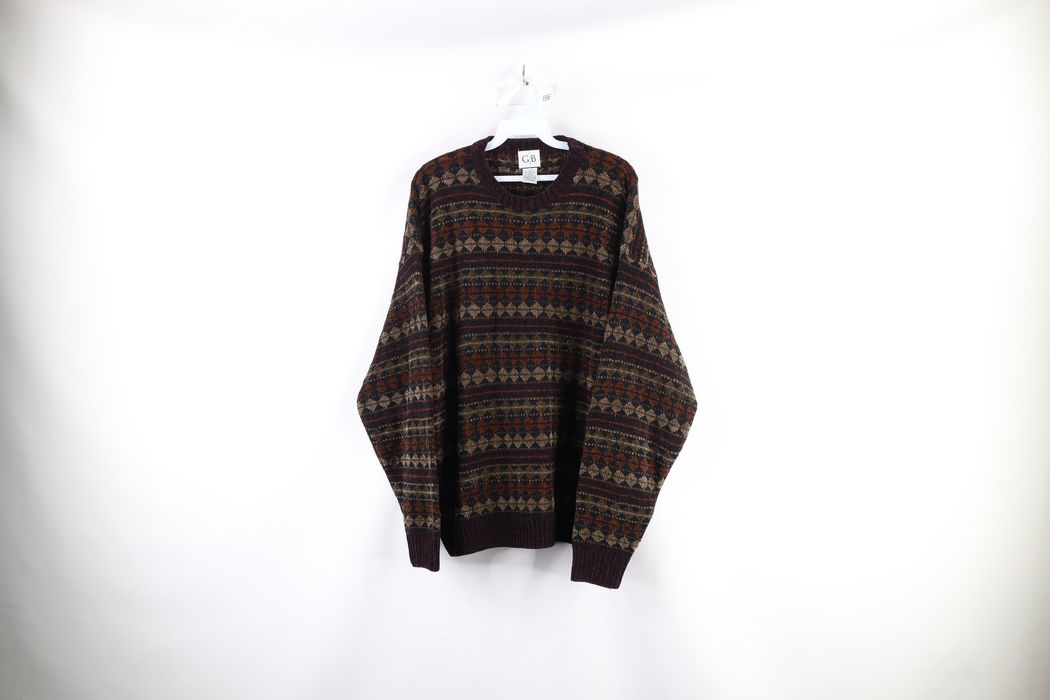 Vintage Vintage 90s Coogi Style Ed Bassmaster Diamond Knit Sweater ...