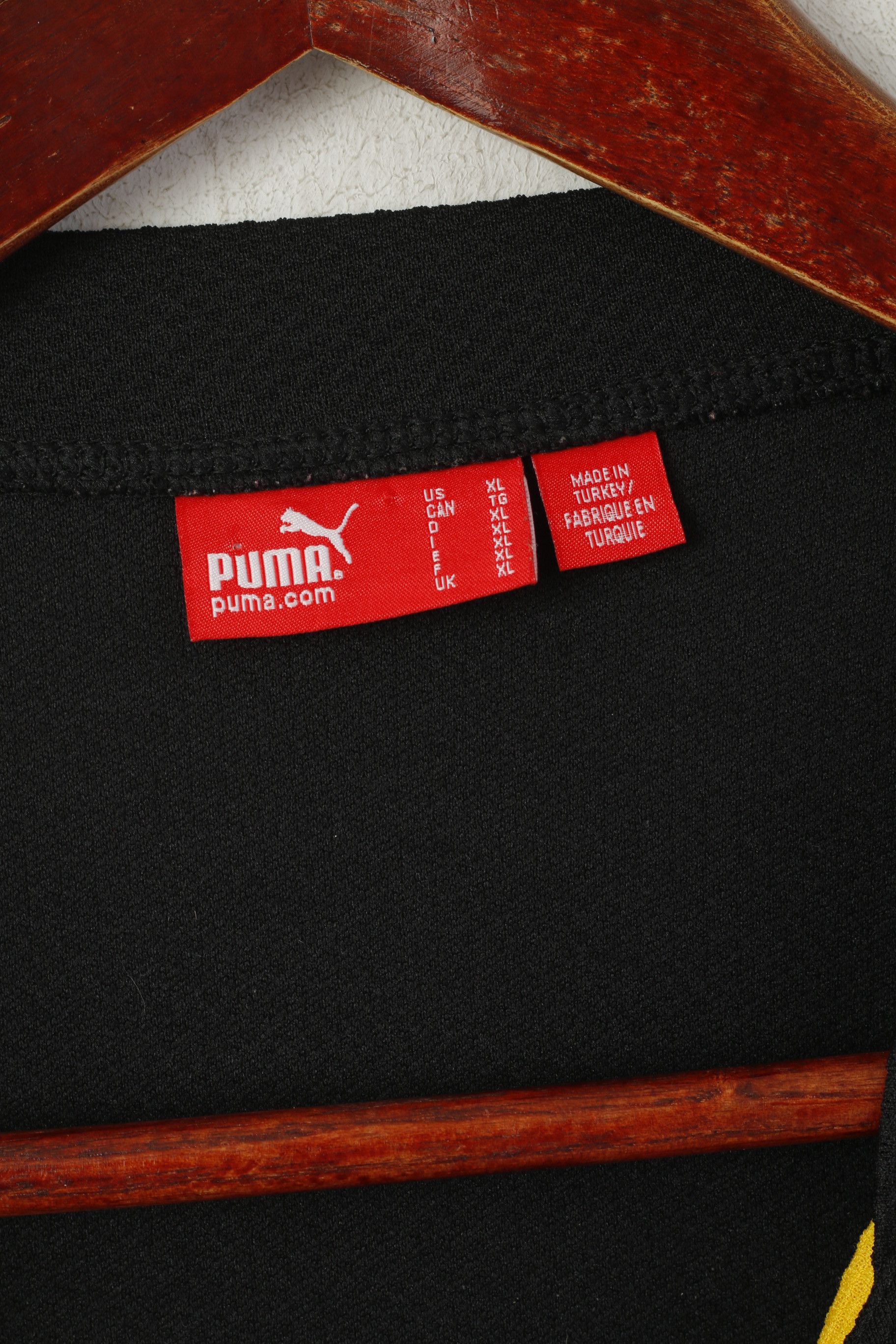 Puma Puma Vaxjo Norra Men XL Shirt Black Football Top 2222 Size US XL / EU 56 / 4 - 4 Thumbnail
