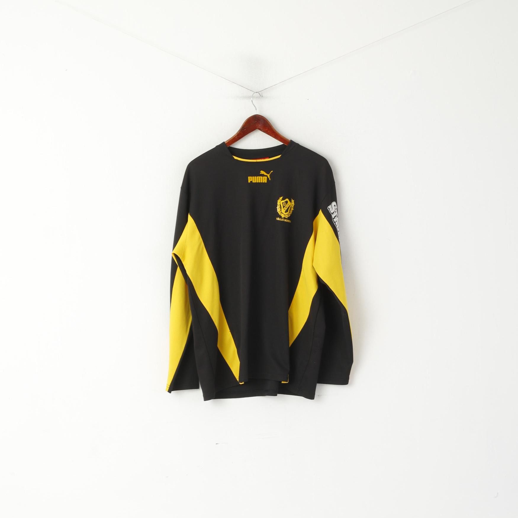 Puma Puma Vaxjo Norra Men XL Shirt Black Football Top 2222 Size US XL / EU 56 / 4 - 1 Thumbnail