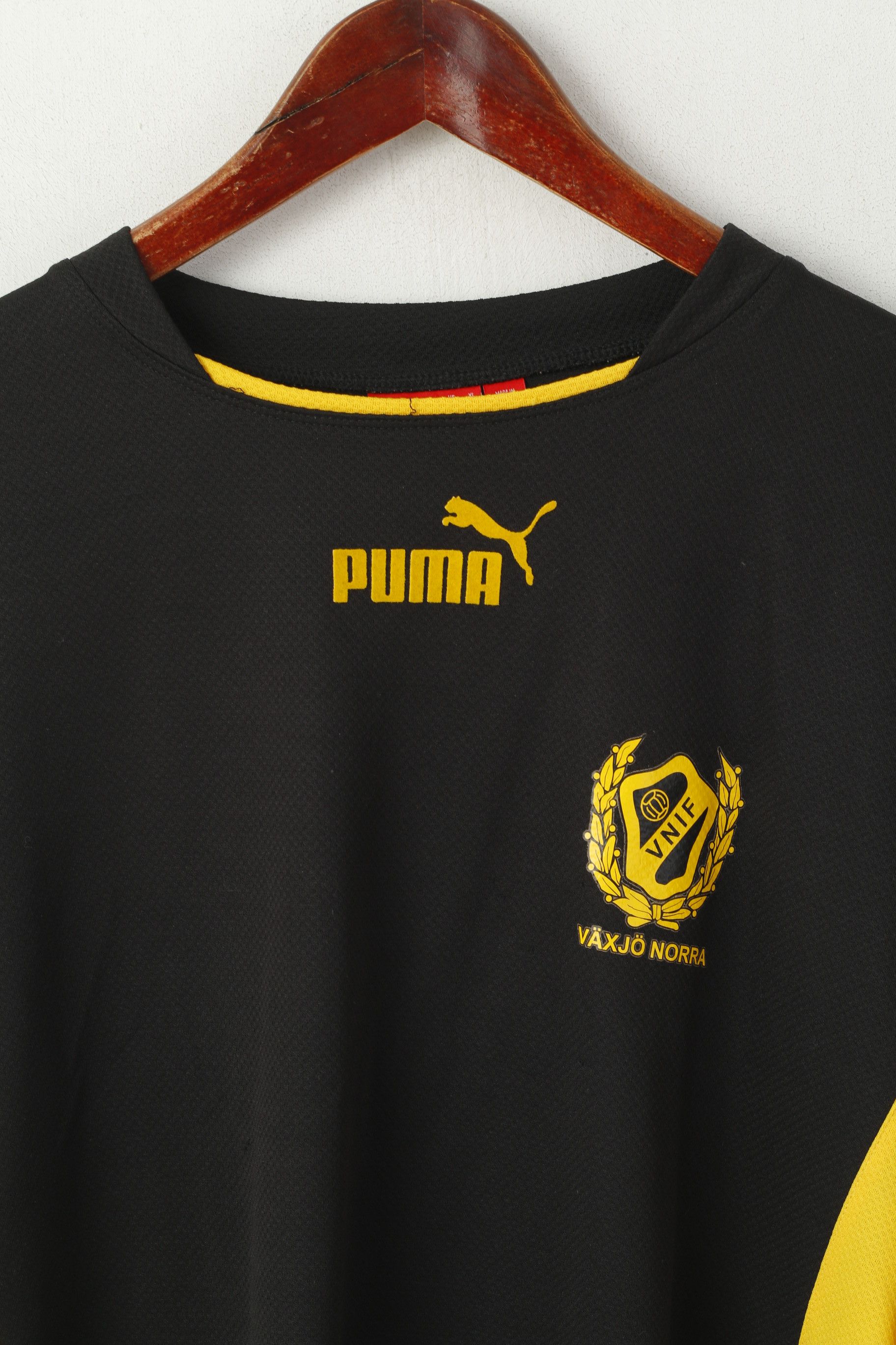 Puma Puma Vaxjo Norra Men XL Shirt Black Football Top 2222 Size US XL / EU 56 / 4 - 2 Thumbnail