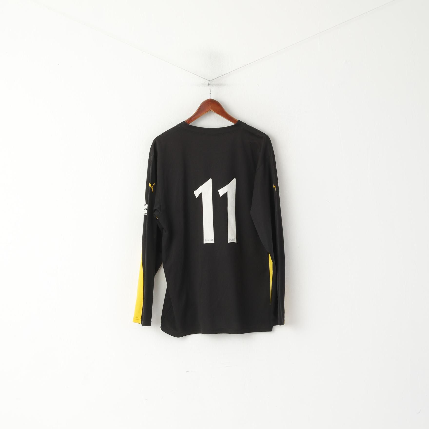 Puma Puma Vaxjo Norra Men XL Shirt Black Football Top 2222 Size US XL / EU 56 / 4 - 6 Thumbnail