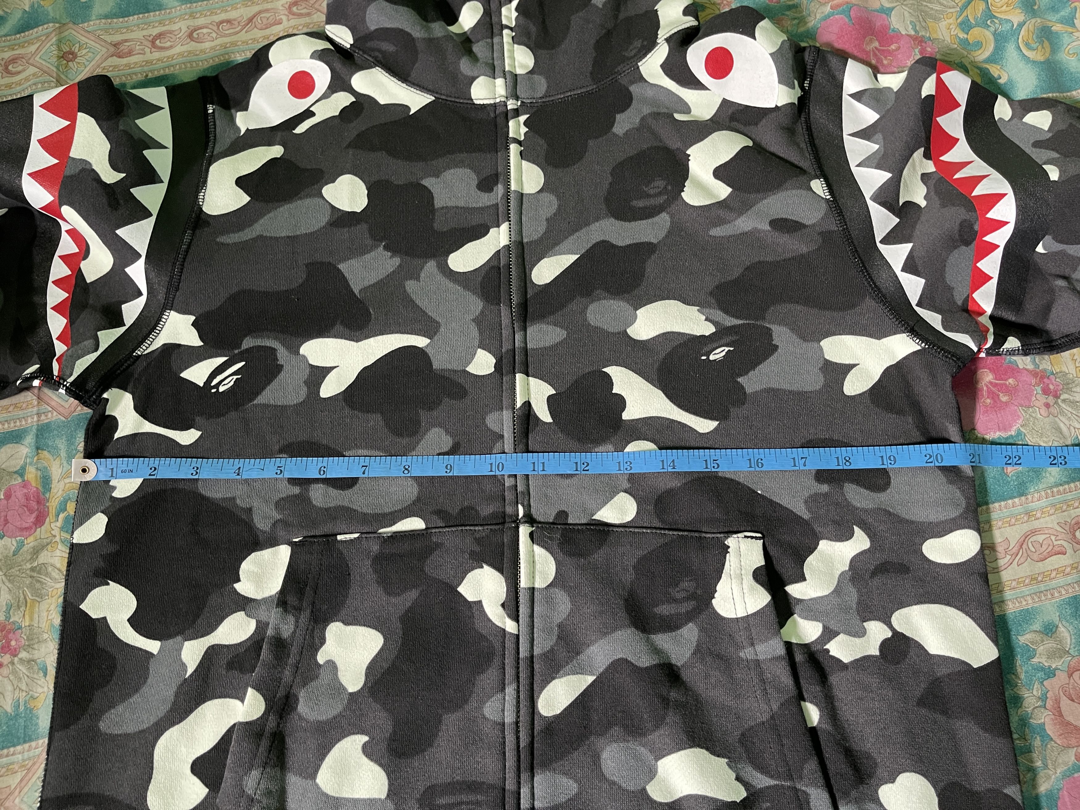 Bape City Camo PONR Shark Full Zip Hoodie Size US L / EU 52-54 / 3 - 16 Thumbnail
