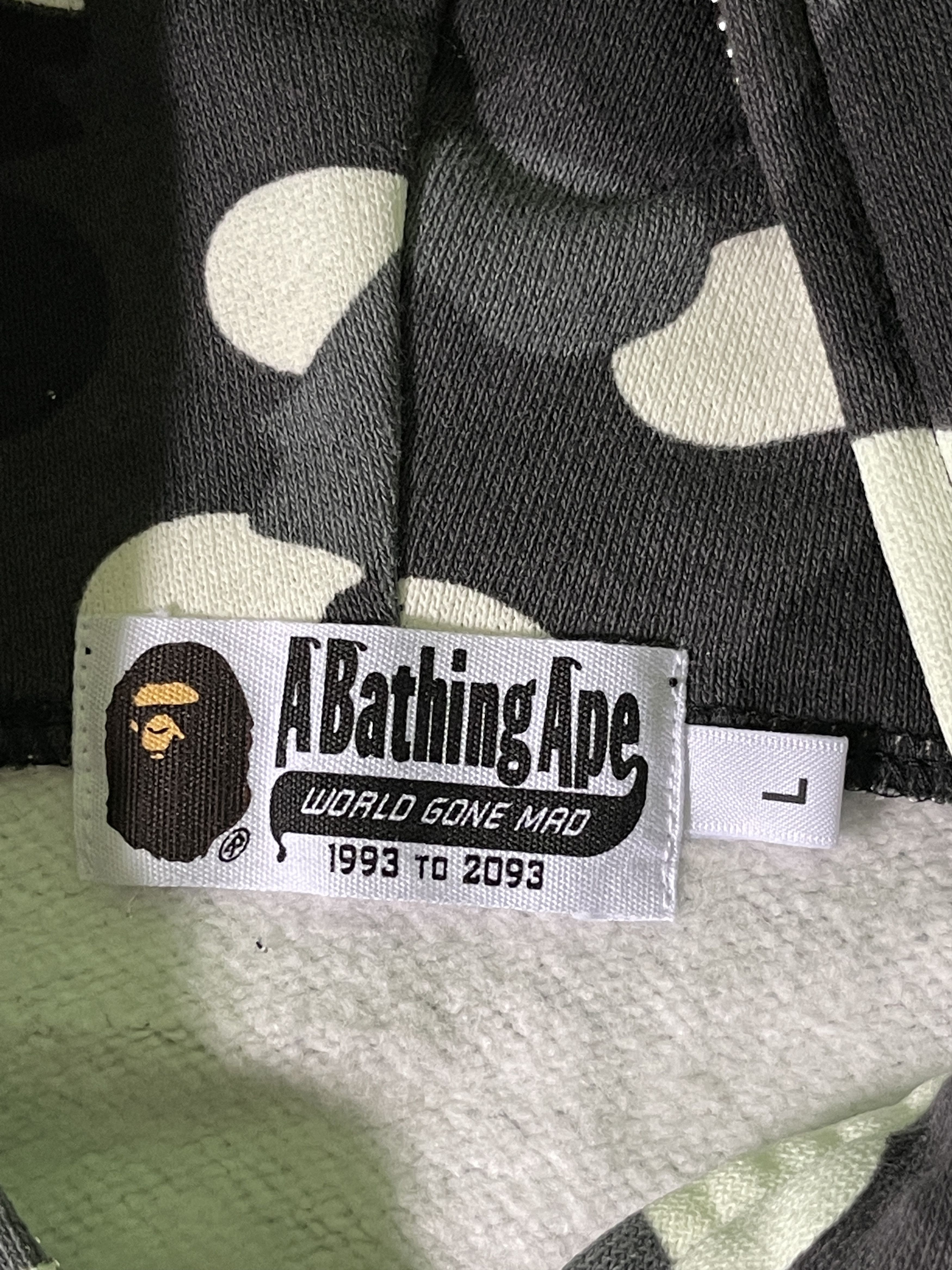 Bape City Camo PONR Shark Full Zip Hoodie Size US L / EU 52-54 / 3 - 6 Thumbnail