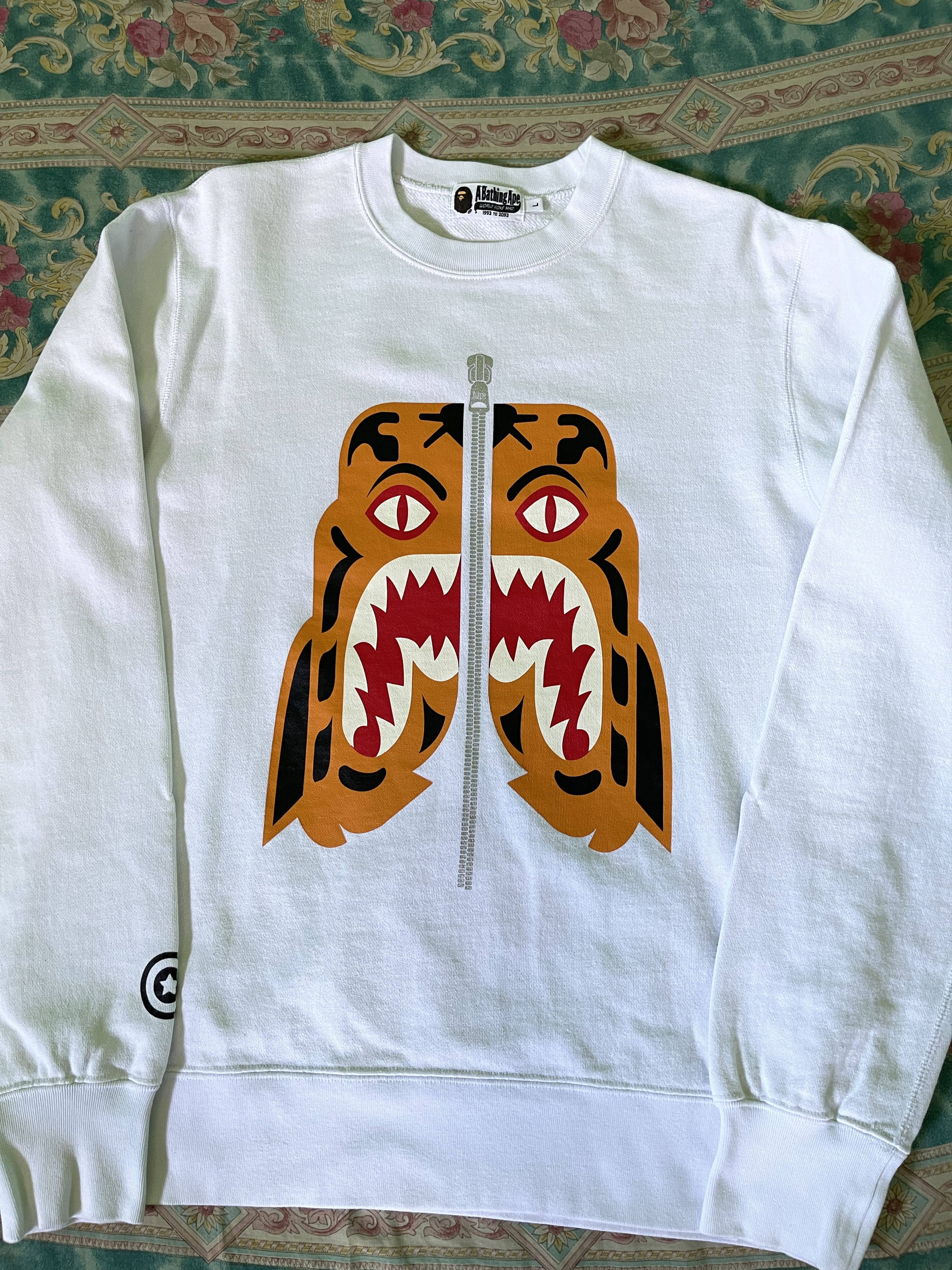 Bape Tiger Crewneck Size US L / EU 52-54 / 3 - 2 Thumbnail