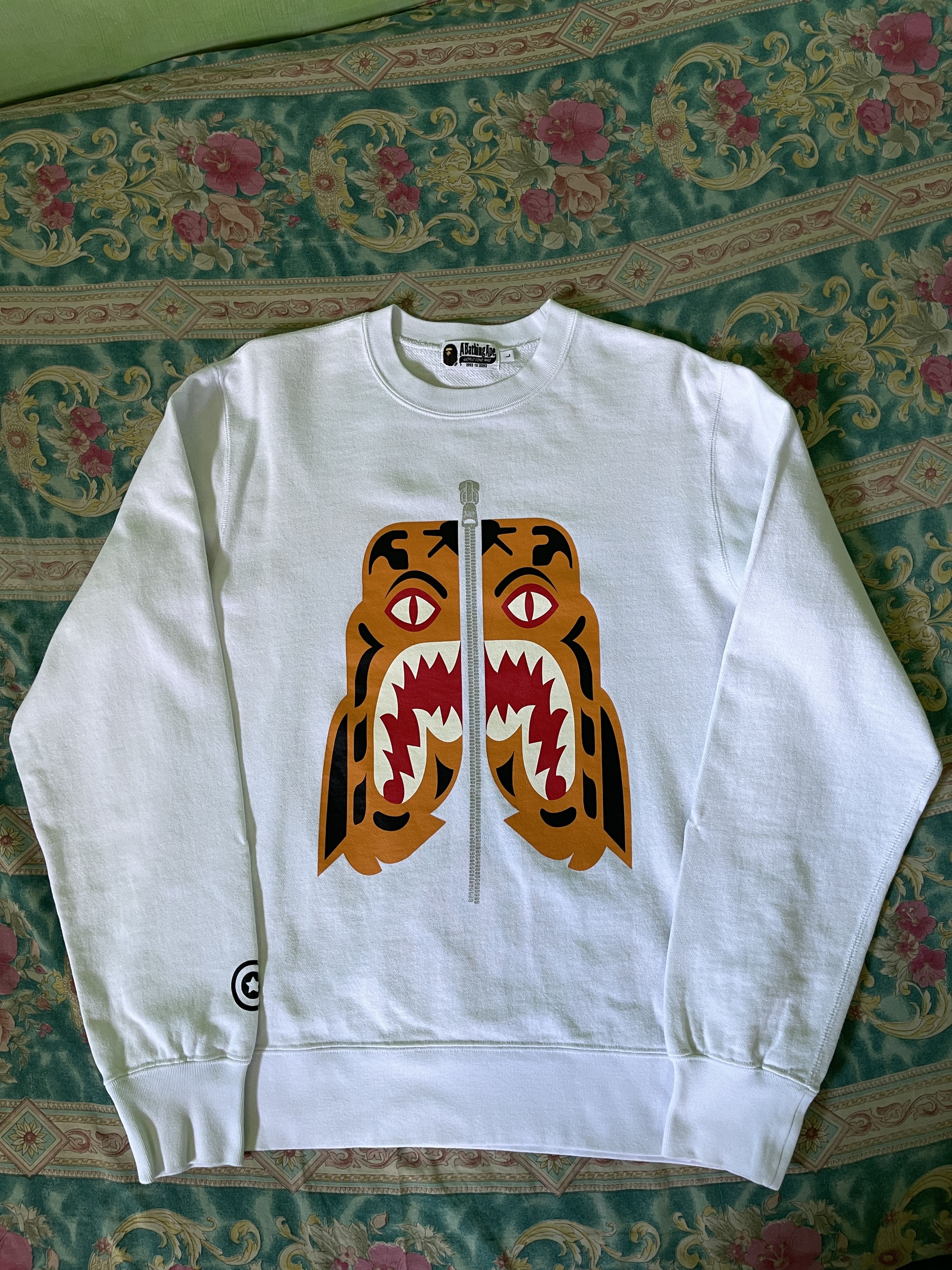 Bape Tiger Crewneck Size US L / EU 52-54 / 3 - 1 Thumbnail