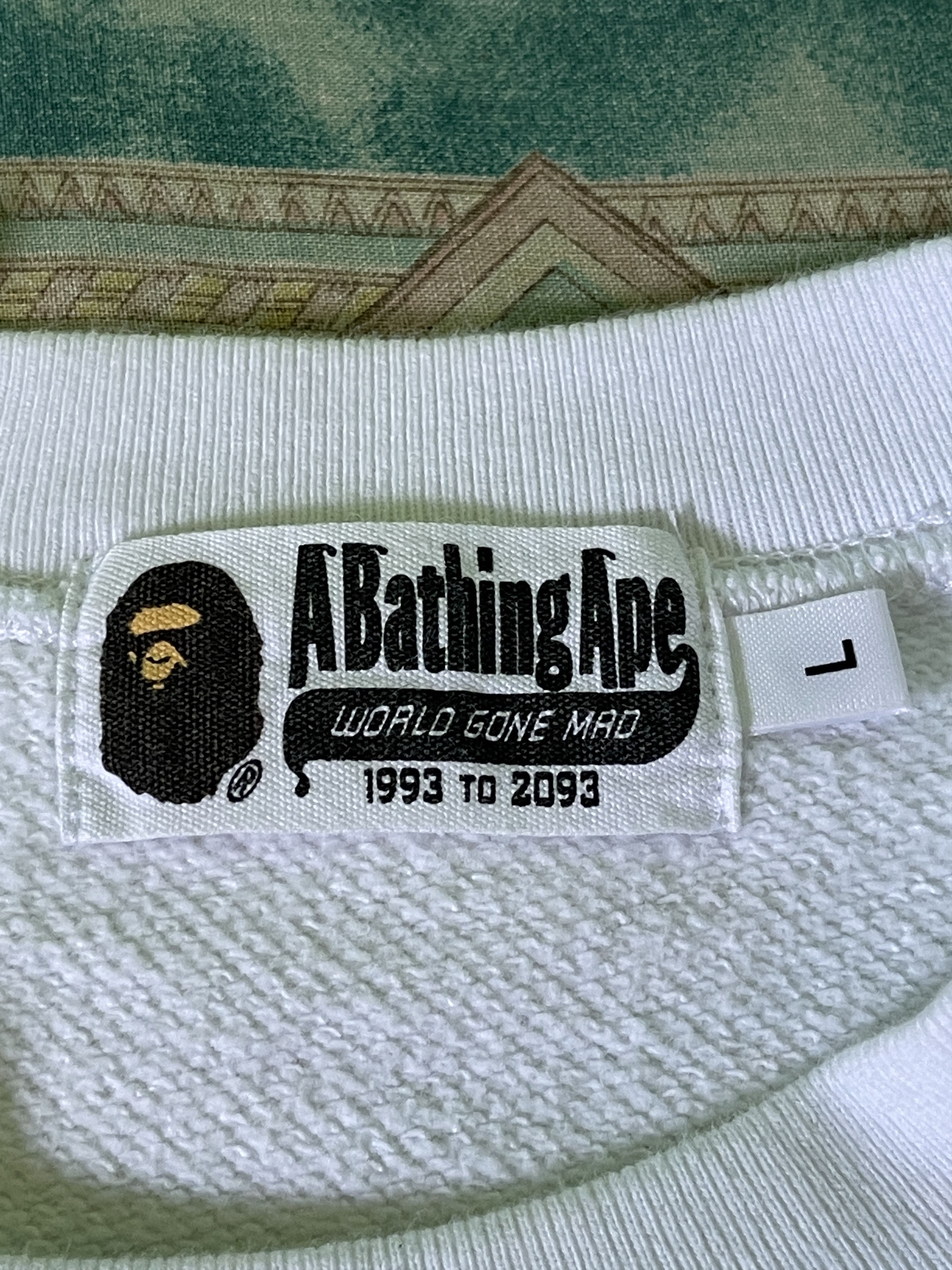 Bape Tiger Crewneck Size US L / EU 52-54 / 3 - 8 Thumbnail