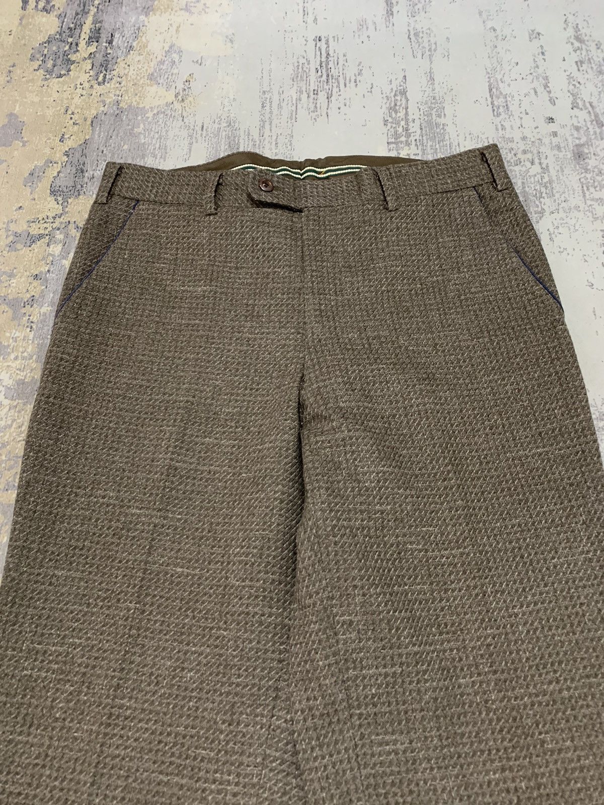 Comme des Garcons Vintage Japanese Brand Retro Wool Cropped Pant 33x29 Size US 33 - 3 Thumbnail