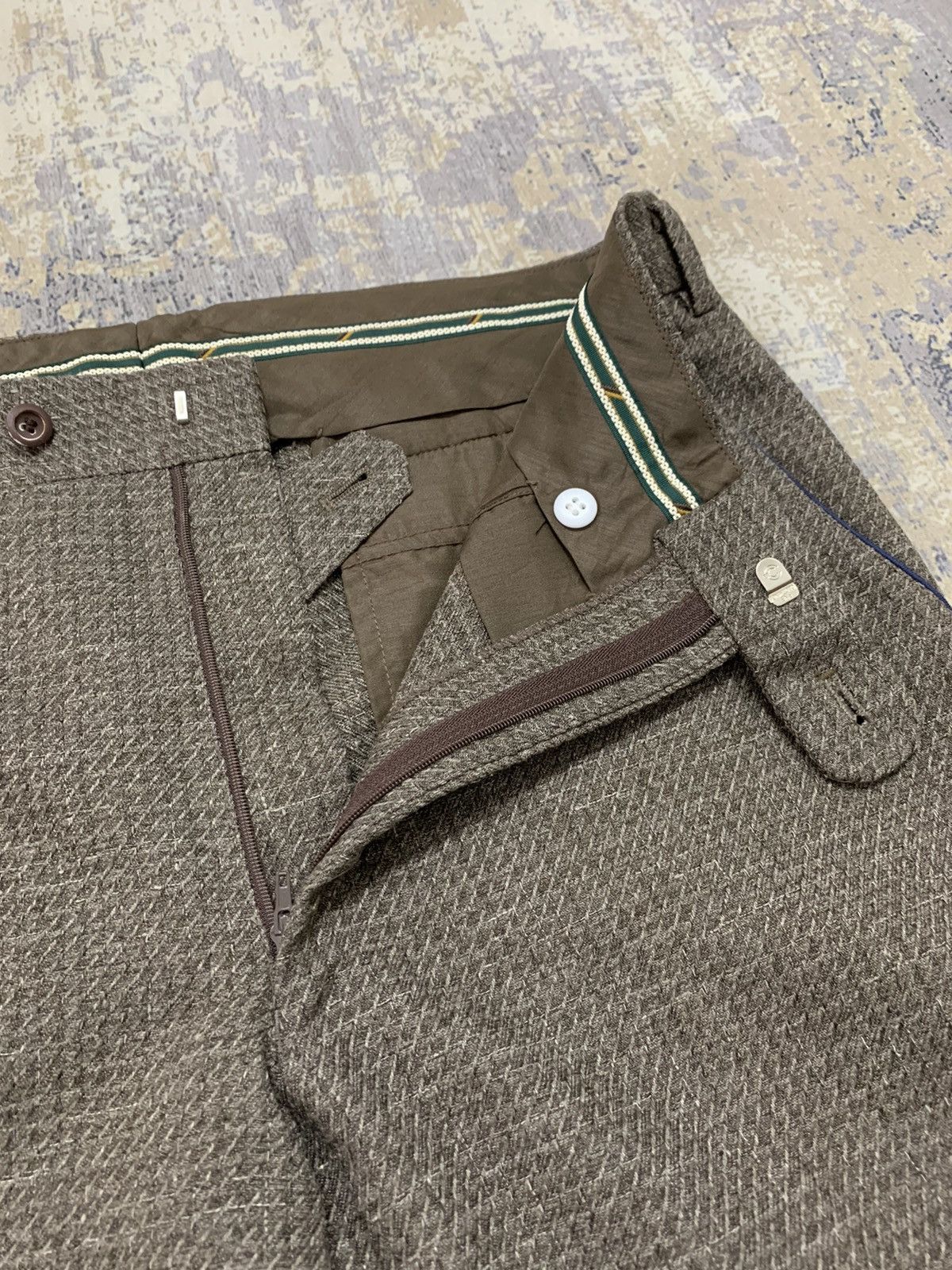 Comme des Garcons Vintage Japanese Brand Retro Wool Cropped Pant 33x29 Size US 33 - 5 Thumbnail